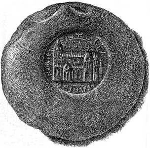 Tegenzegel van de stad Groningen uit 1245.