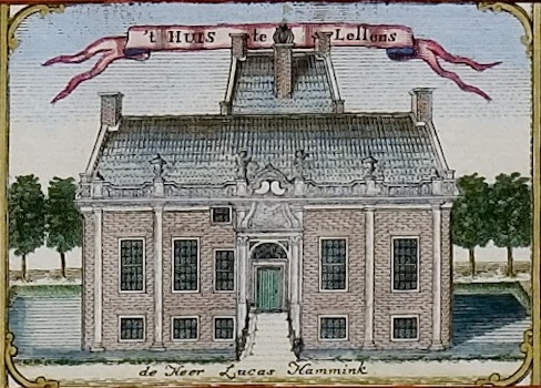 Op de kaart van Theodorus Beckering (1781) wordt de borg 't Huis te Lellens genoemd, met als onderschrift 'de heer Lucas Hammink'.