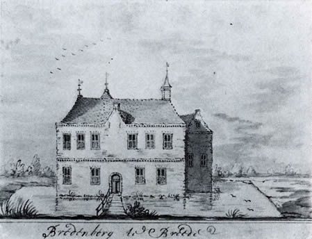 De Breedenborg omstreeks 1625 naar een tekening van Stellingwerf.