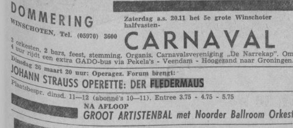 Bron: RHC GA. Nieuwsblad van het Noorden, 21 maart 1963, jaargang 76 nr. 68. NDC Mediagroep.