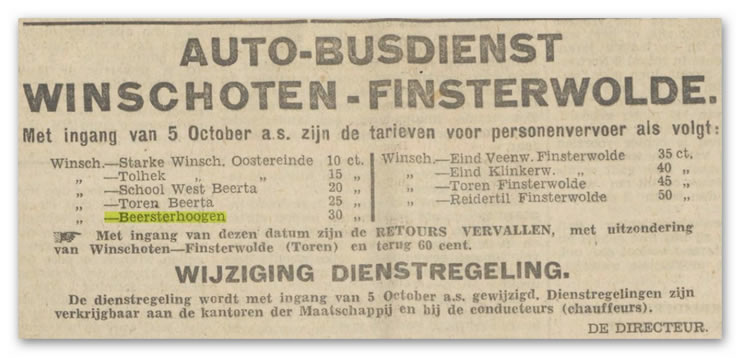 Bron: Nieuwsblad van het Noorden, 2 oktober 1930