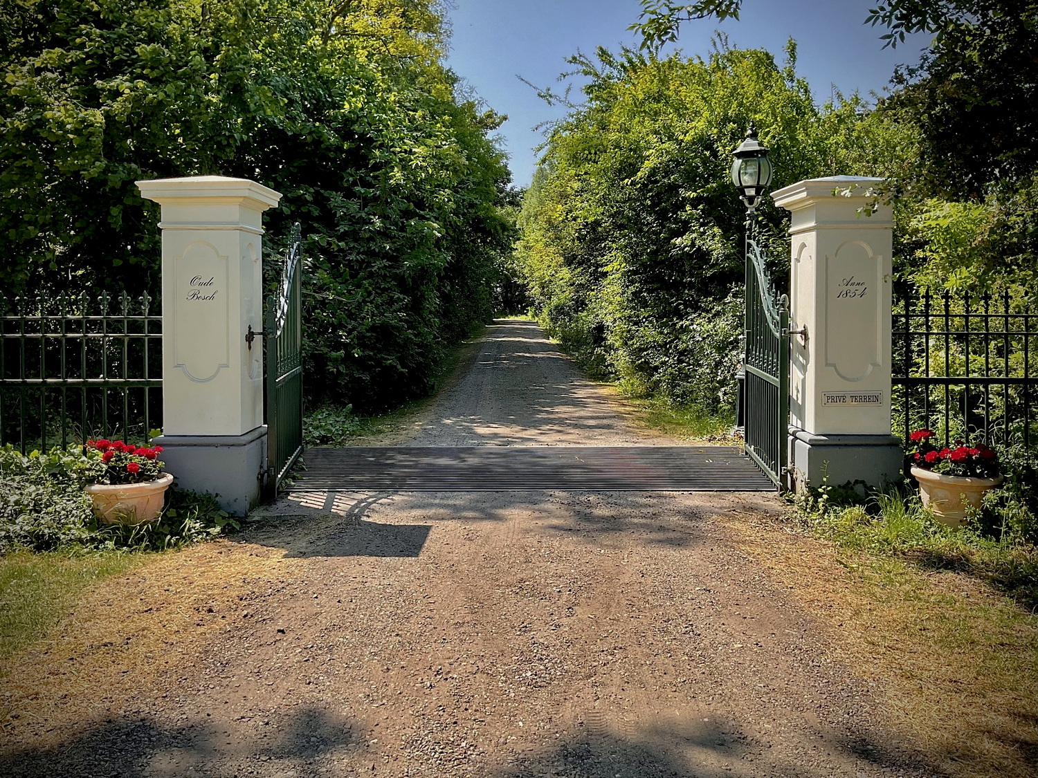 De toegangslaan naar Oudebosch. Foto: ©Jur Kuipers, 2023. 