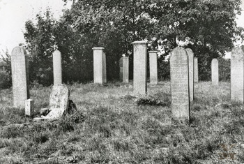 Joodse begraafplaats aan de Botjesweg. Bron: RHC GA, Groninger Archieven, Beeldbank Groningen.