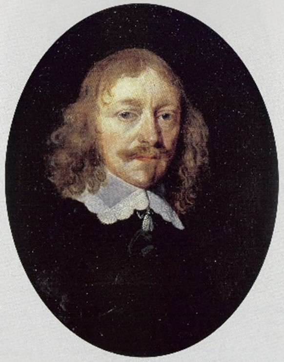 "Portrait of Adriaan Clant to Stedum" gefertigt von Gerard ter Borch um 1648 aus Wikimedia gemeinfrei.