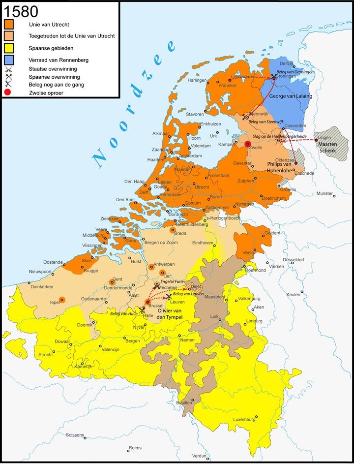 Nederland in de Tachtigjarige Oorlog.
