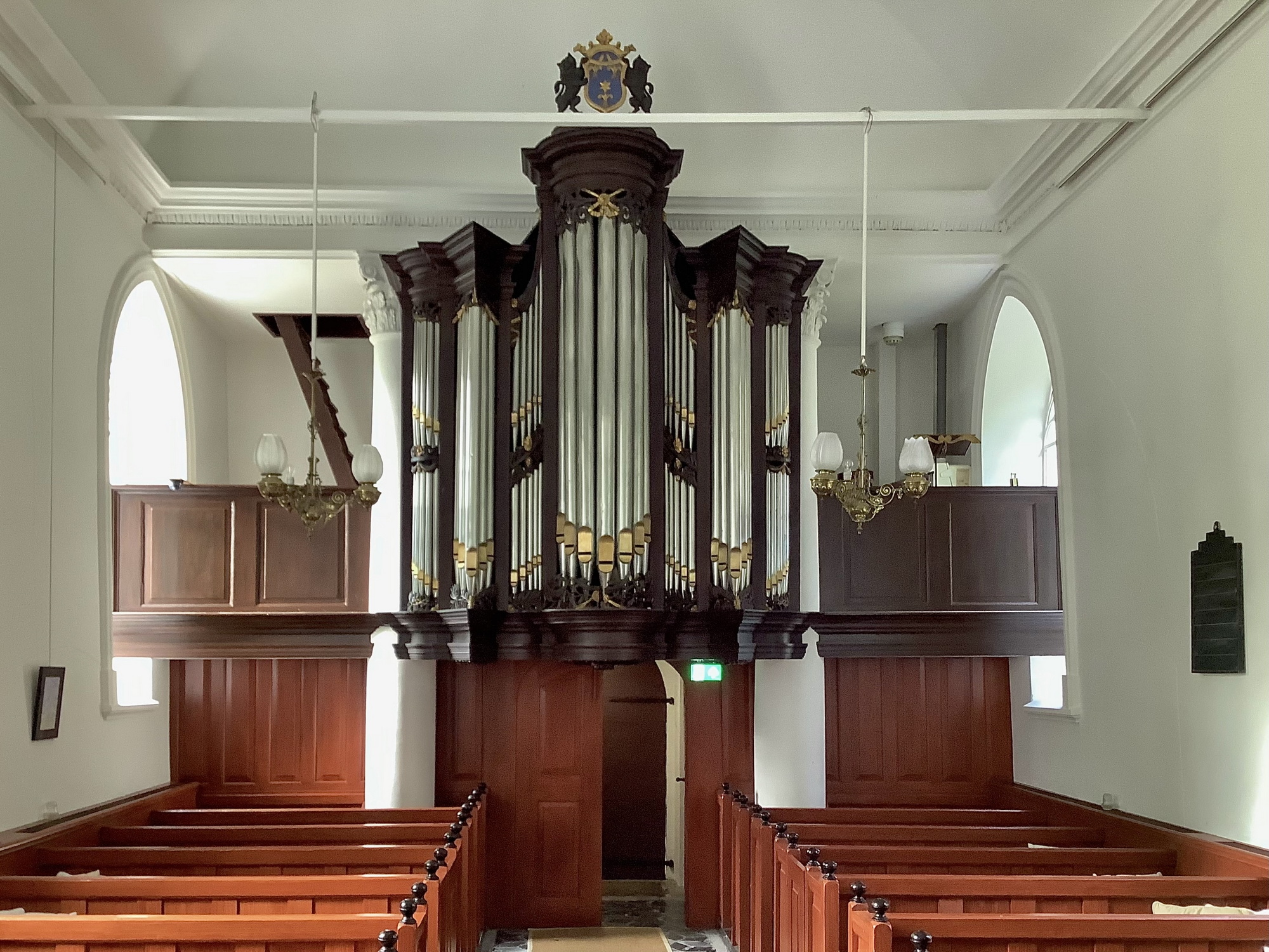 Het orgel van Petrus van Oeckelen uit 1849. Foto: ©Jur Kuipers.
