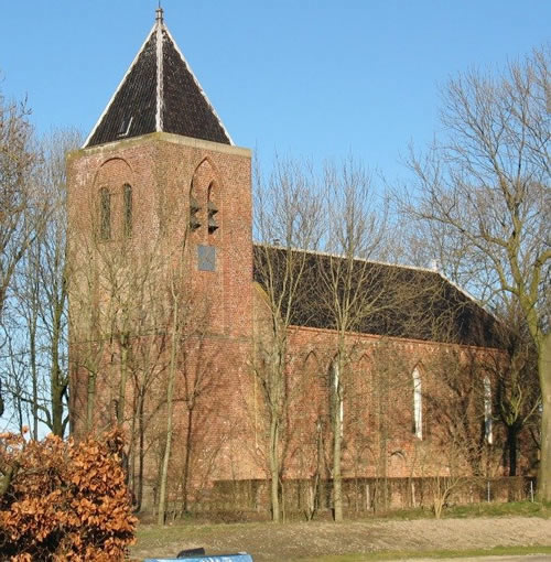 De kerk van Krewerd.