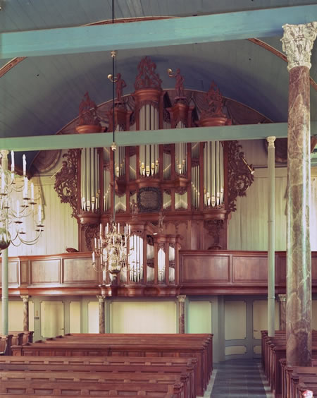 Het orgel van de kerk te Midwolda (Albertus Antoni Hinsz)