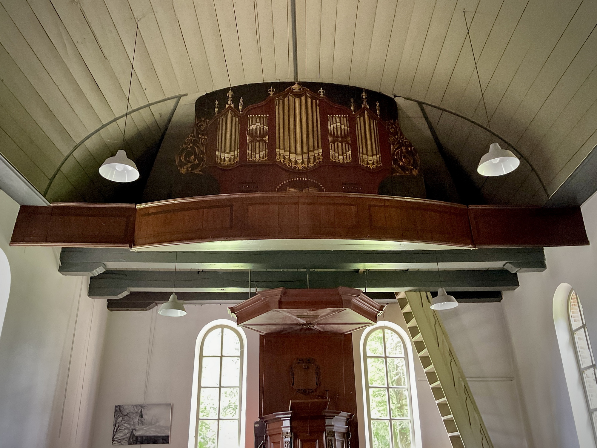 'Het orgel' in de kerk. Foto: ©Jur Kuipers.