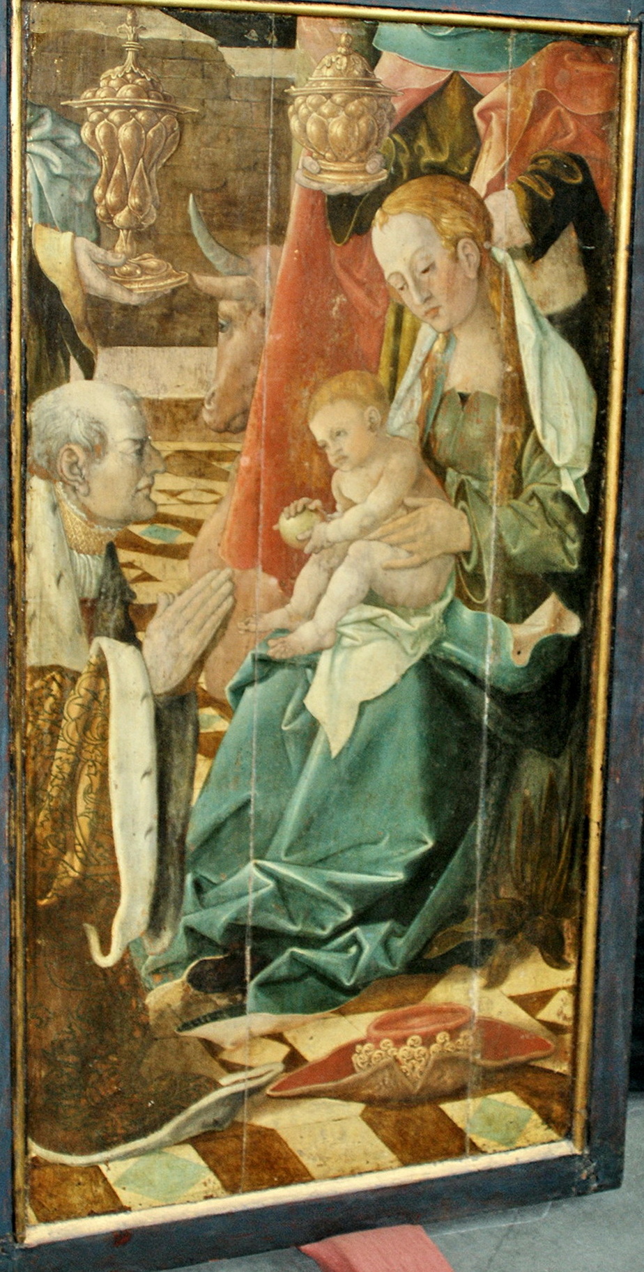 Afbeelding op een van de panelen. Bron/licentie: Rijksmuseum Amsterdam.