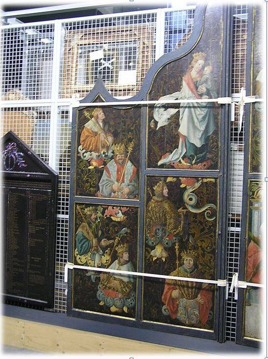 Afbeelding op een van de panelen. Bron/licentie: Rijksmuseum Amsterdam.