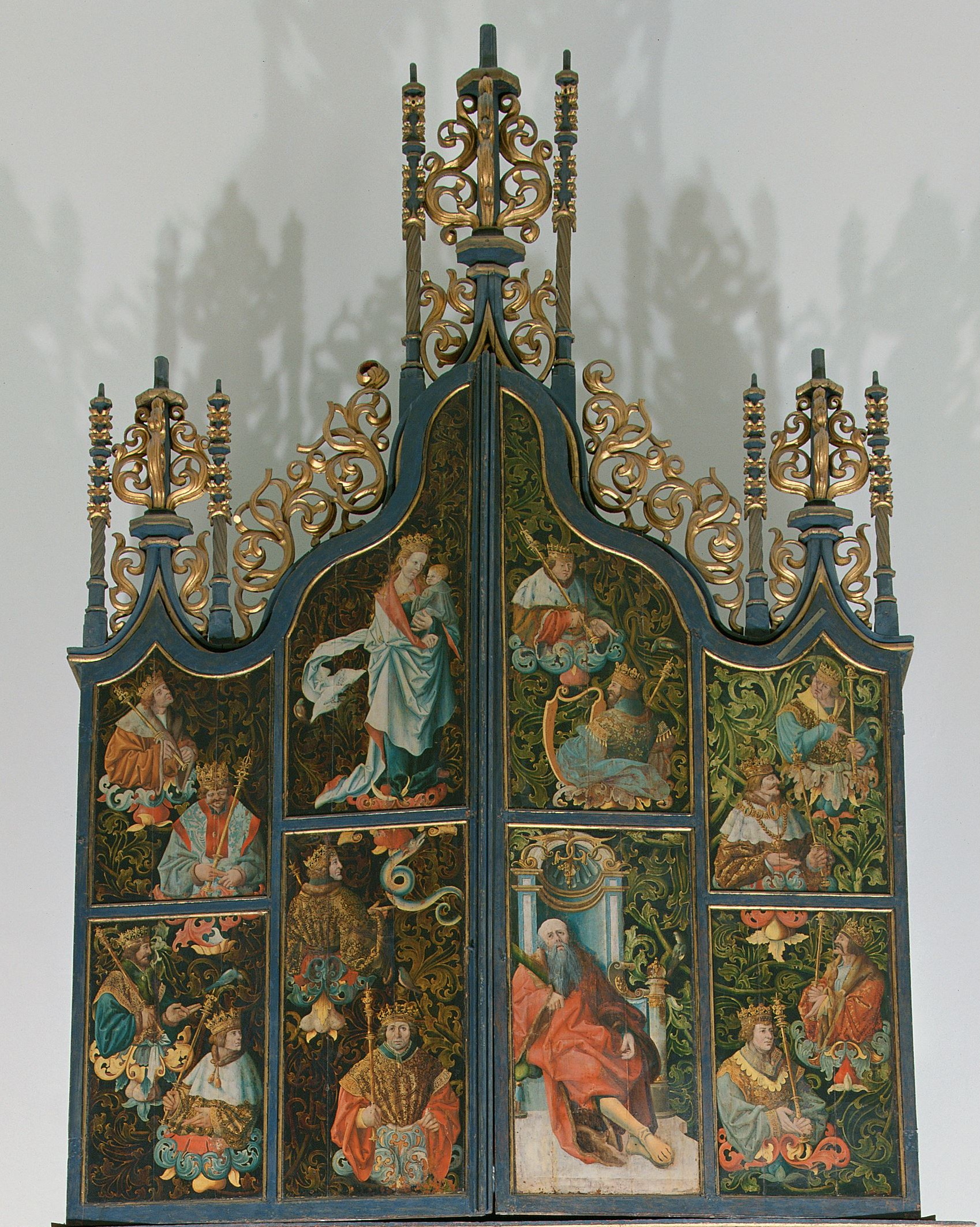 Het orgel van Scheemda uit 1526 met gesloten luiken bevindt zich	niet	meer in Scheemda, maar ligt opgeslagen in het depot van het Rijksmuseum te Amsterdam in Lelystad