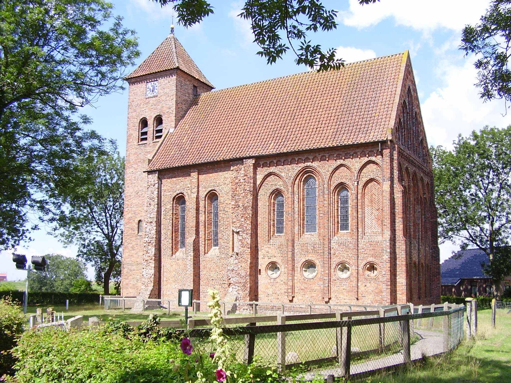 De huidige kerk van Termunten.
