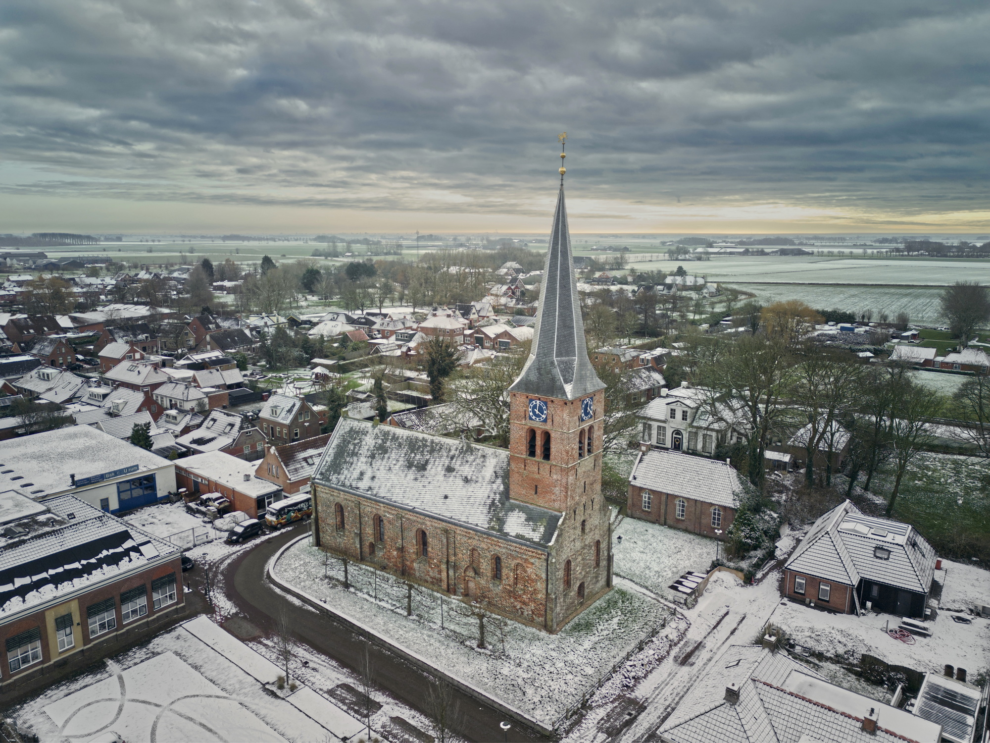 (Drone)foto: ©Jur Kuipers, winter 2023.