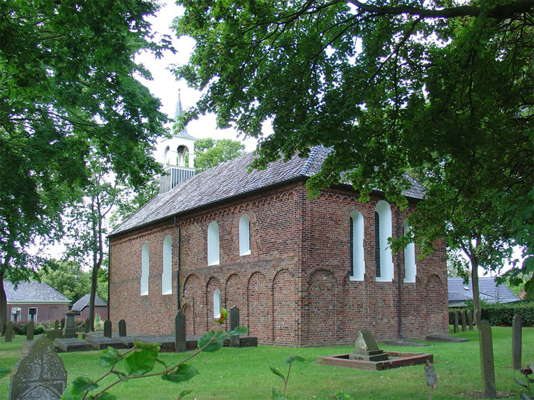 De zaalkerk van Wirdum.