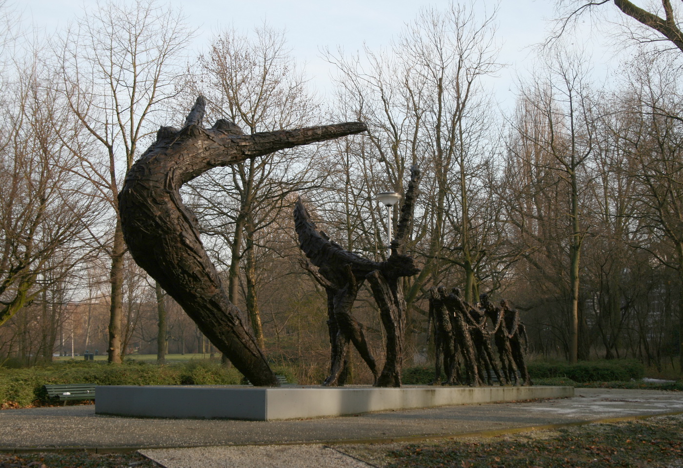 Nationaal Monument Slavernijverleden, Oosterpark, Amsterdam, Holland. Made by Erwin de Vries in 2002. 