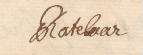 'Ratelaar' uit Resoluties van burgemeesters en raad, 1720