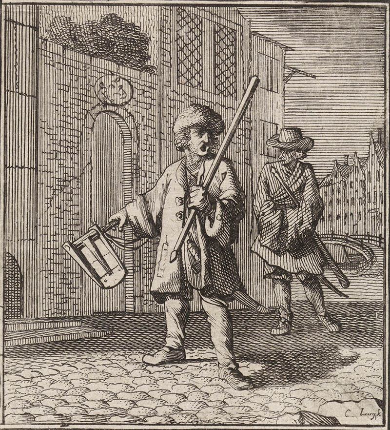 Ratelwacht, 1711. Ets Caspar Luyken