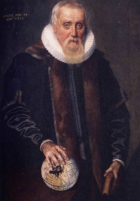 Ubbo Emmius (1547-1625) heeft de kroniek van Abel Eppens een tijdlang in bezit gehad. Bron: Creative Commons, Publiek domein.