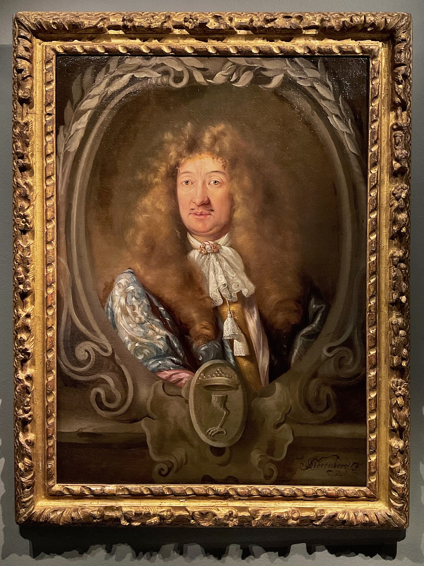 Geschilderd portret van Henric Piccardt in de borg (door Johan Starrenberg, 1675).
