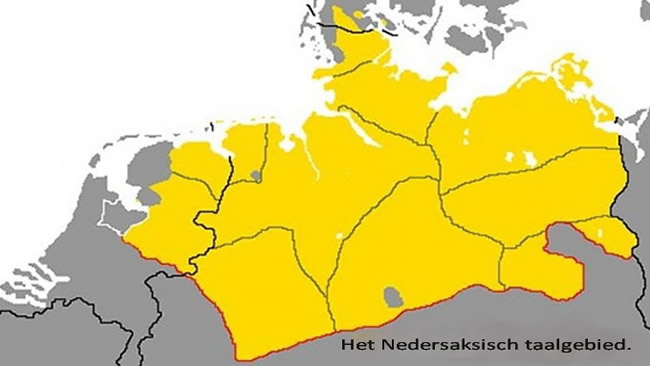 Het Nedersaksische taalgebied