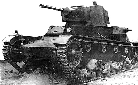 Poolse Single turret 7TP tank van vóór 1939. De tank waarover gesproken wordt in dit artikel zal er anders hebben uitgezien. Licentie: Publiek Domain.
