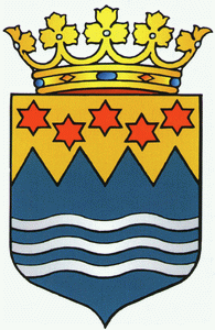 Het wapen van de gemeente Oldambt vanaf 2010.