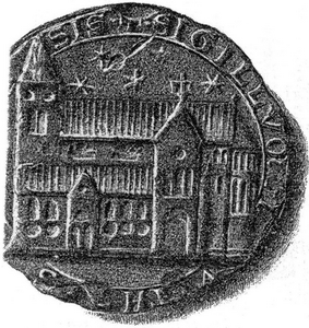Zegel van de stad Groningen van 1245.