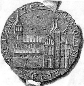 De oudste zegel van het Oldambt uit 1347.